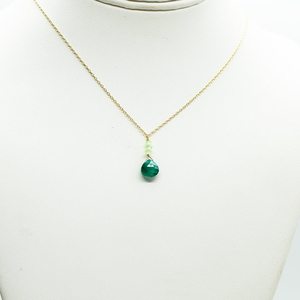 May Raindrop Gold Necklace