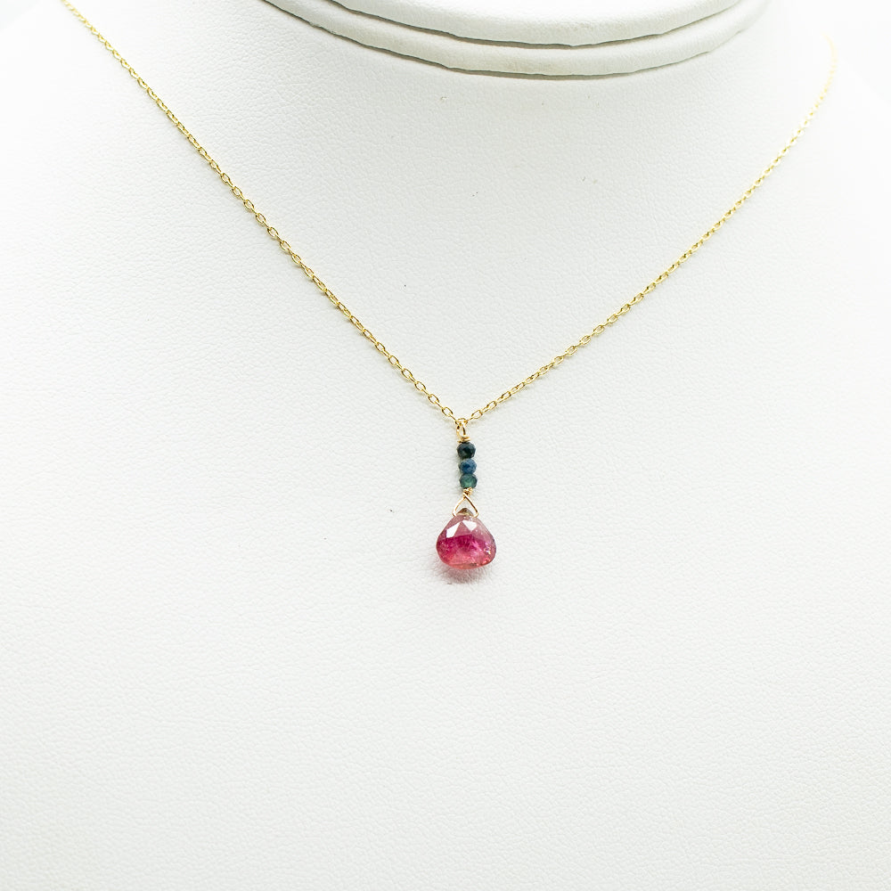 October Raindrop Gold Necklace