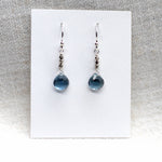 Blue Quartz Raindrop Earrings