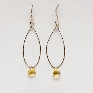 Citrine Linden Gold Earrings
