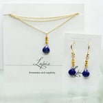 Lapis Gold Raindrop Set