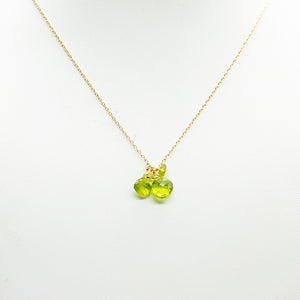 
                
                    Load image into Gallery viewer, August Birthstone Gold Necklace
                
            