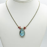 Labradorite & Garnet Necklace