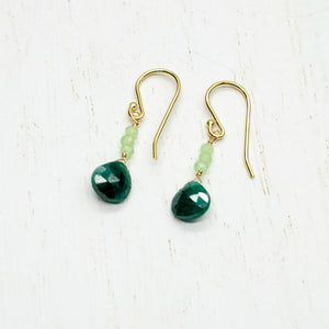 May Raindrop Gold Earrings