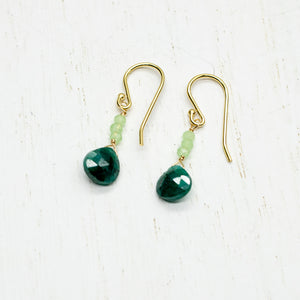 
                
                    Load image into Gallery viewer, May Raindrop Gold Earrings
                
            