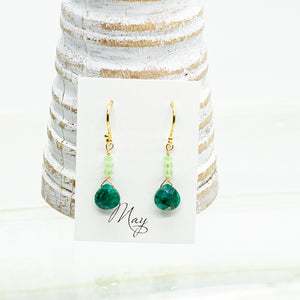 May Raindrop Gold Earrings