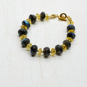 Labradorite & Citrine Leilia Bracelet