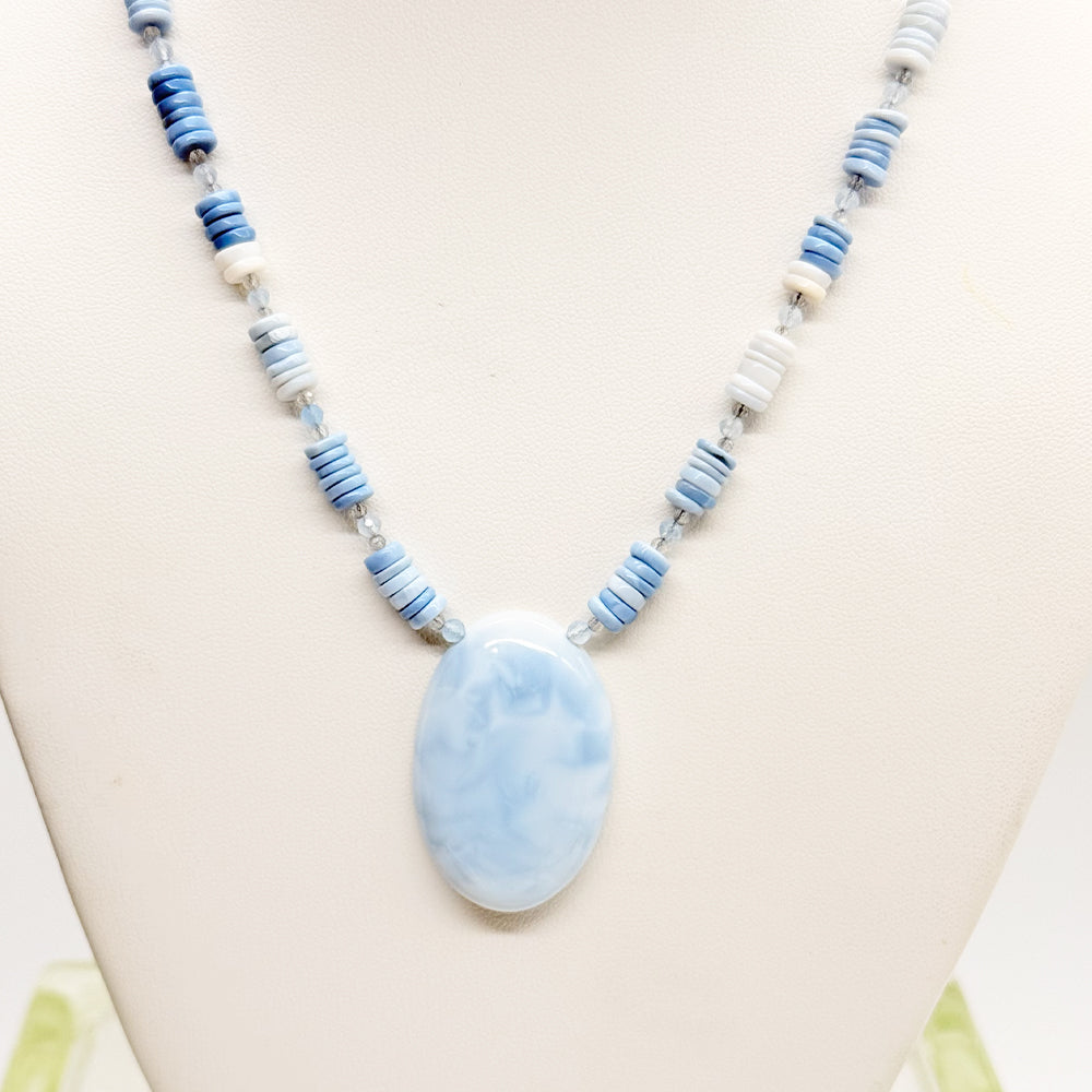 Botswana Agate Pendant Necklace