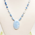 Botswana Agate Pendant Necklace