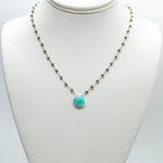 Amazonite Waterfall Silver Necklace