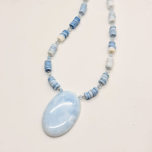 Botswana Agate Pendant Necklace