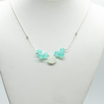 Chalcedony & Moonstone Cloud Necklace
