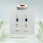 Moonstone & Kyanite Earrings