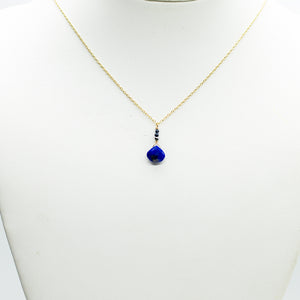 September Raindrop Gold Necklace