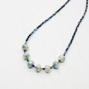 Blue Moonstone Leilia Necklace