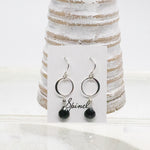 Spinel Ring Silver Earrings