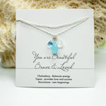 You are Beautiful Brave & Loved Necklace