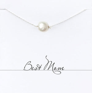 Best Mom Chalcedony Necklace
