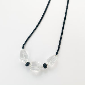 Quartz & Spinel Claudina Necklace
