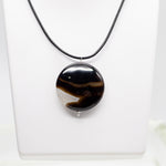 Agate Leather Necklace