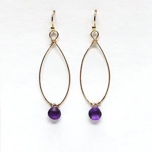 
                
                    Load image into Gallery viewer, Linden Amethyst Earring
                
            