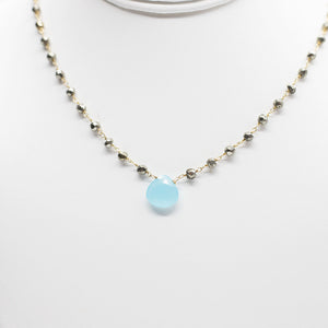 Chalcedony Waterfall Necklace