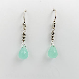 Chalcedony earrings