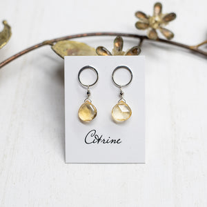 
                
                    Load image into Gallery viewer, Citrine Luna Silver Earrings
                
            