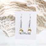 Citrine Raindrop Silver Earrings