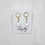 Quartz Luna Gold Earrings