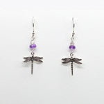 Dragonfly Silver Earrings