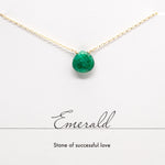 Emerald Heart Necklace