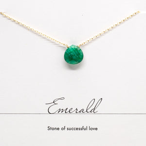 Emerald Heart Necklace