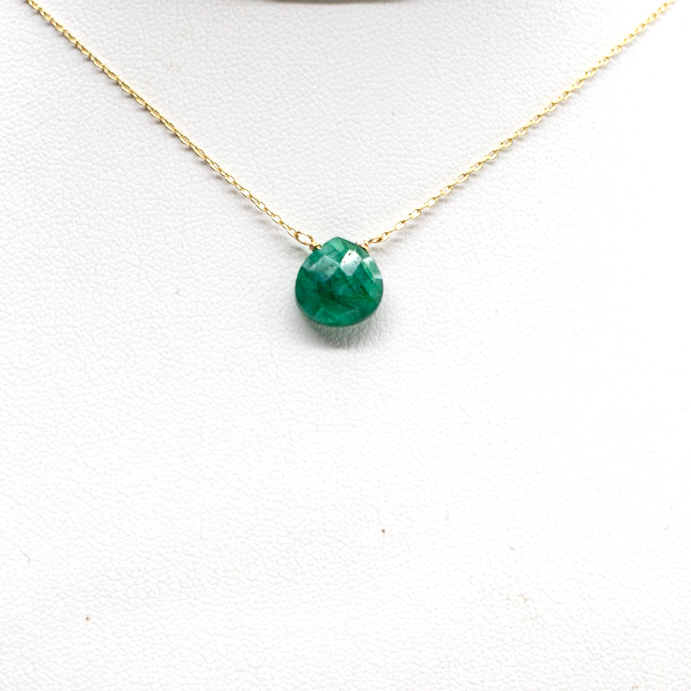 Emerald Heart Necklace