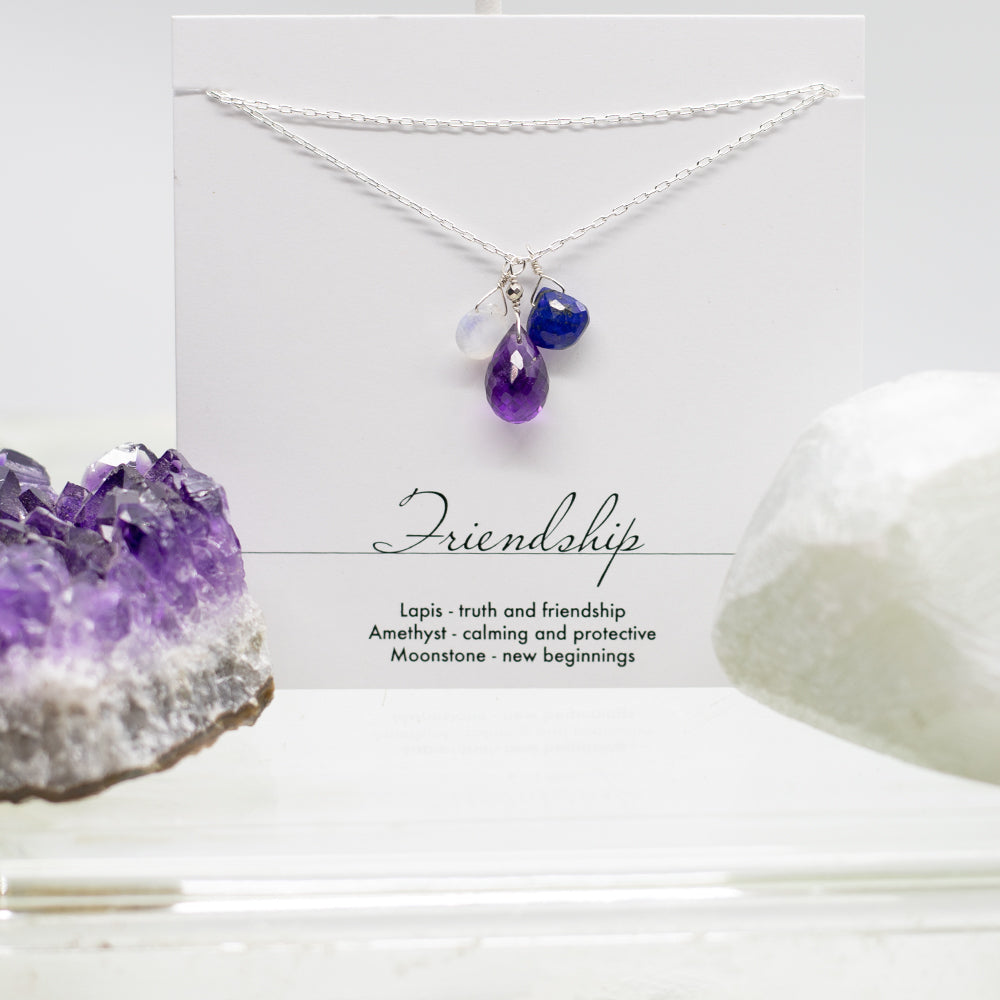 Friendship Silver Necklace