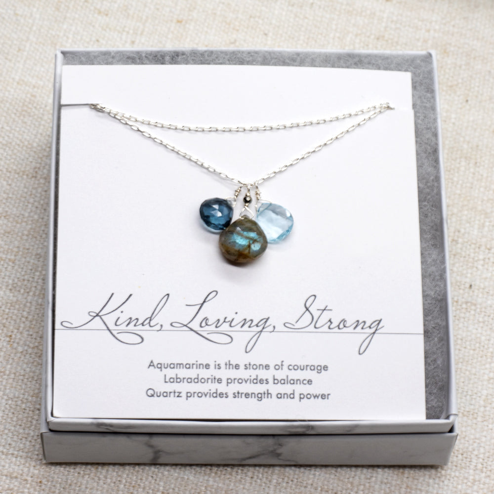 Kind, Loving, Strong Necklace