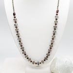 Labradorite & Garnet Grand Leilia Necklace