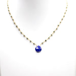 Lapis Waterfall  Necklace