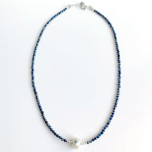 Blue Moonstone Luna Necklace