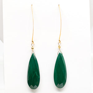 Malachite Leilia  Earrings
