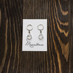 Moonstone Luna Silver Earrings