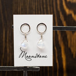 Moonstone Luna Silver Earrings