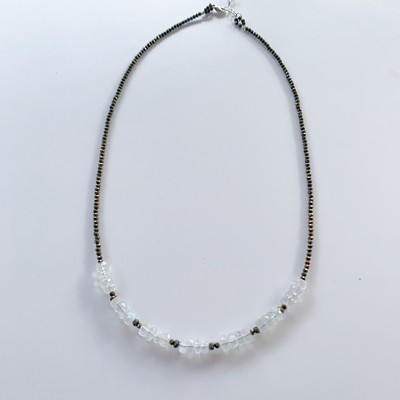 Moonstone Iris Necklace