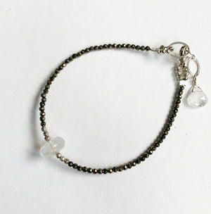 Moonstone Luna Simple Bracelet