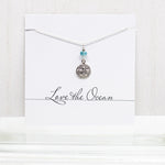 Sand Dollar Apatite Necklace
