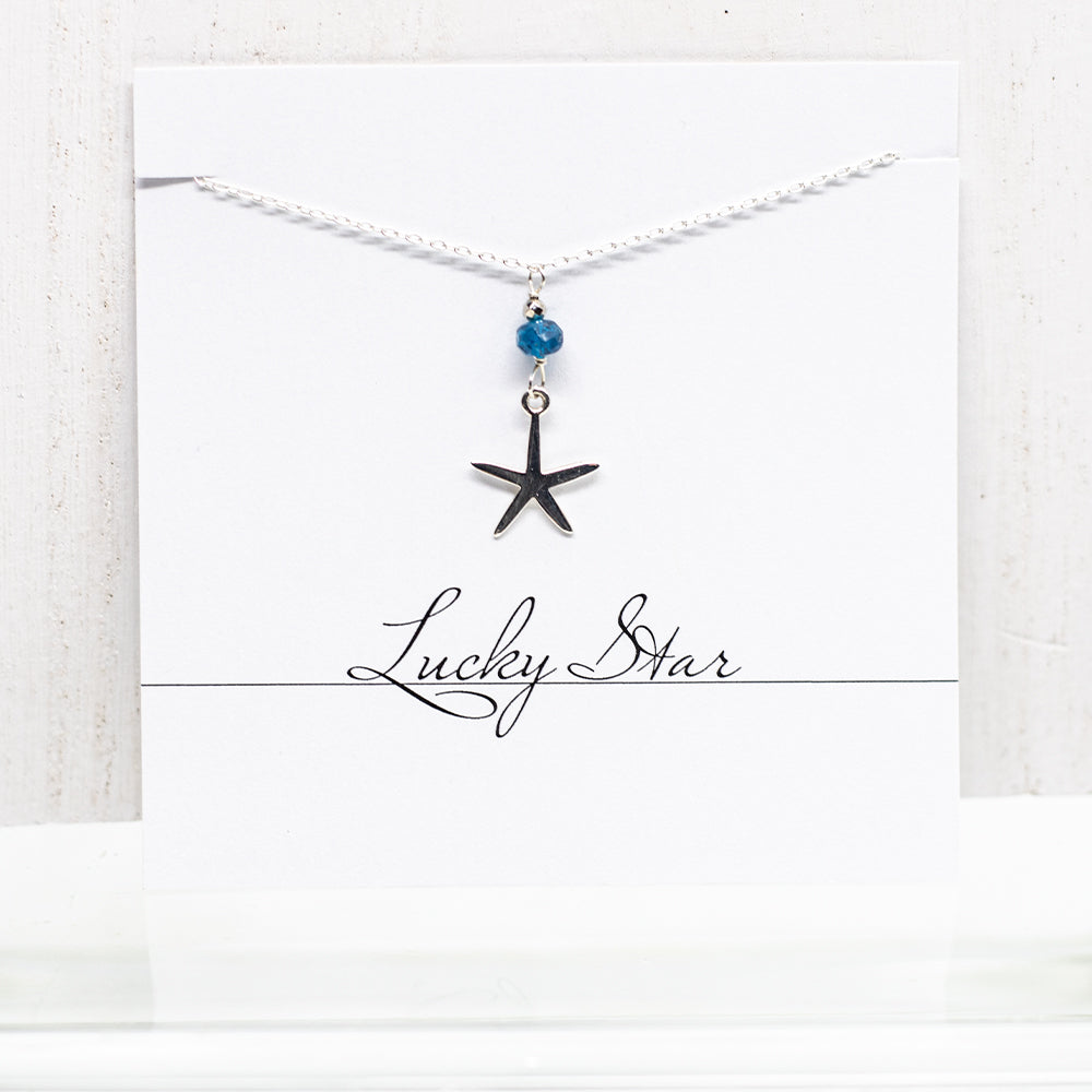 Starfish Apatite Necklace