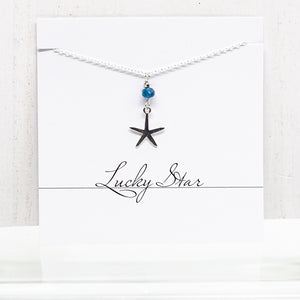 Starfish Apatite Necklace