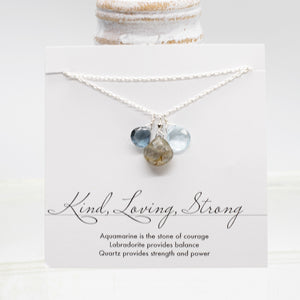 Kind, Loving, Strong Necklace