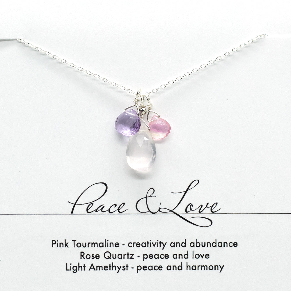 peace & love necklace