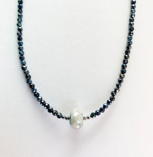 Blue Moonstone Luna Necklace
